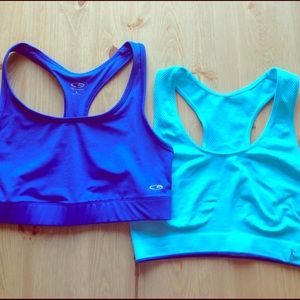 2 for 12 Blue Sports Bra Bundle