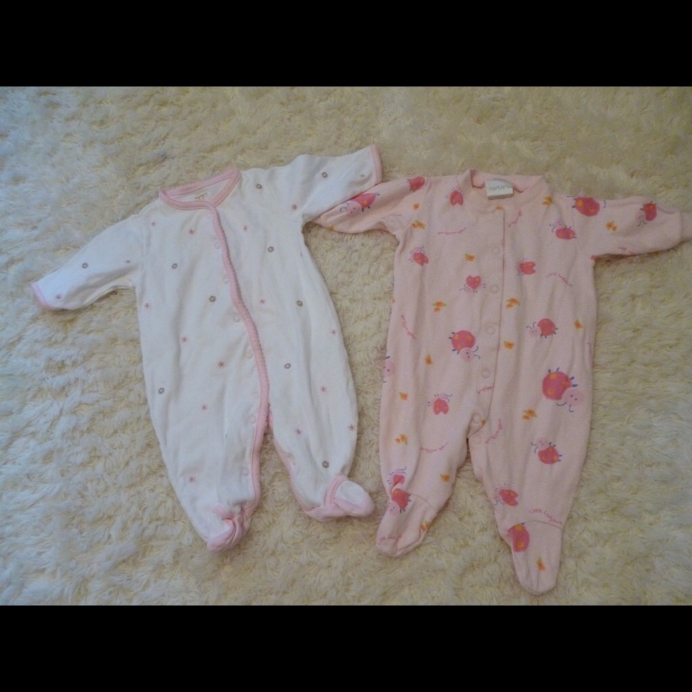 Carter's 3 Mth Sleep n Play Sets
