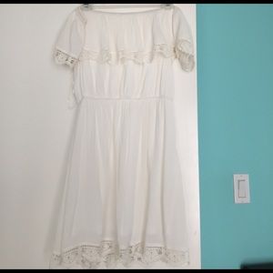 off the shoulder dress