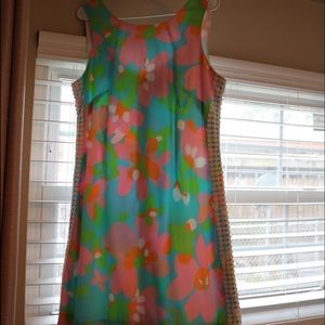 EUC Lilly Pulitzer Delia Shift Dress Size 12