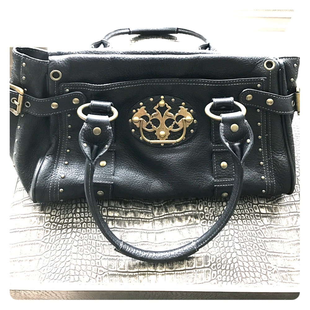 Betsey Johnson Knocker leather Handbag