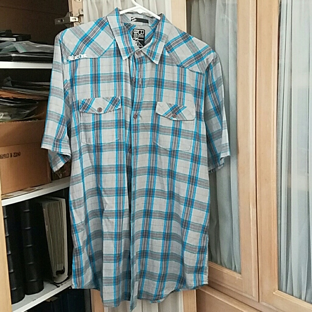 Men's Short Sleeve Button Down