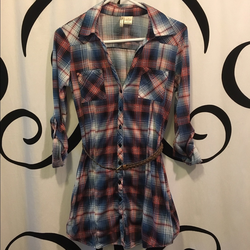 SOLD plaid shirt nwot