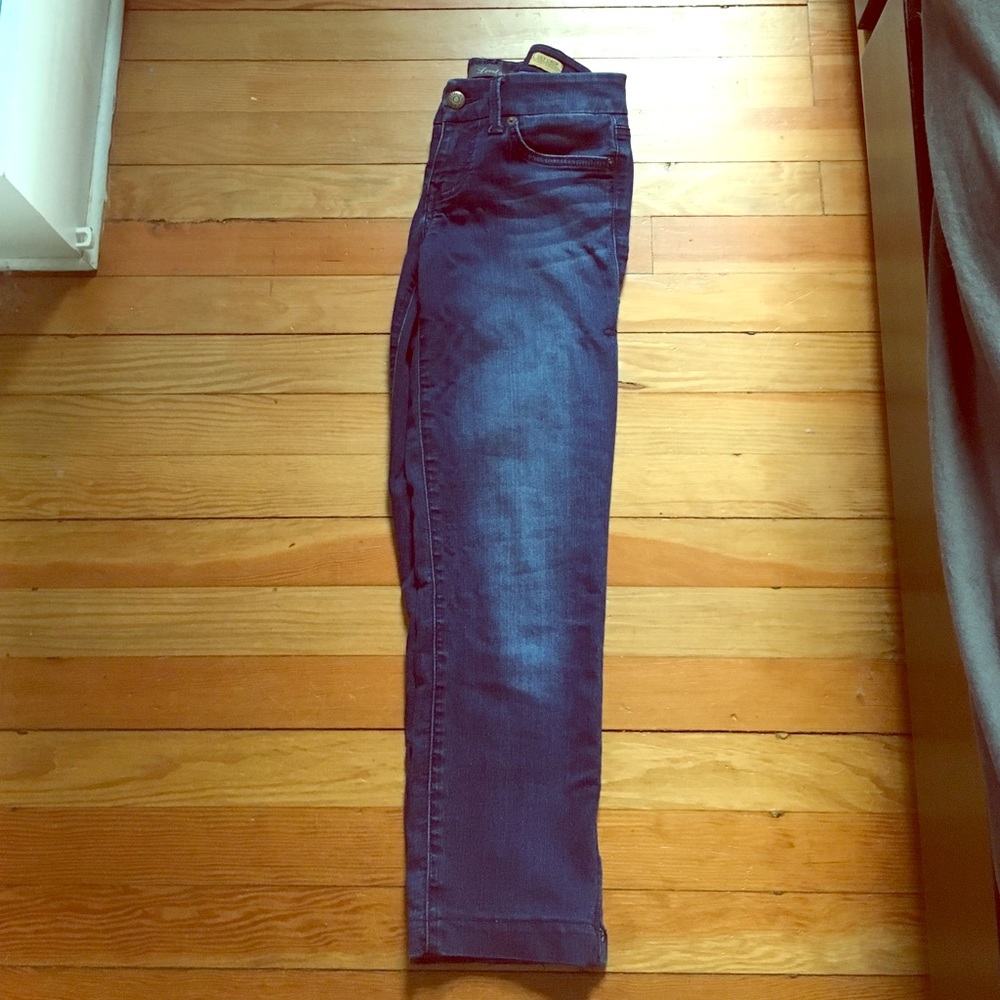 Anthropolgie "Lily crop skinny straight" jeans!