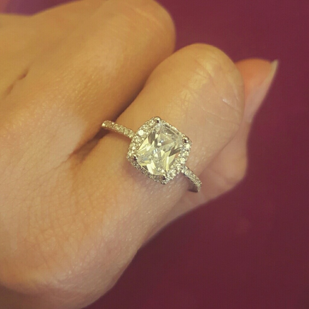 10k white gold filled size 7