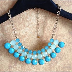 Blue, turquoise, necklace.