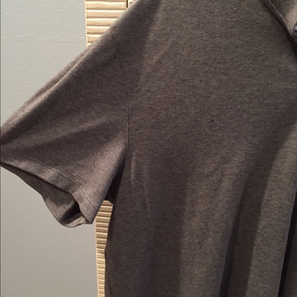 Liquid Cotton Calvin Klein Grey Polo Shirt - Picture 4 of 8