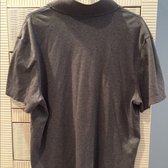 Liquid Cotton Calvin Klein Grey Polo Shirt - Picture 7 of 8