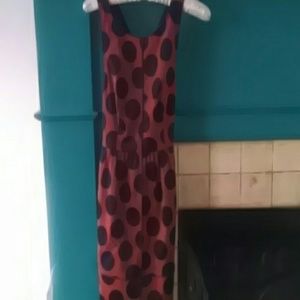 Anthropologie Maeve polka dot dress