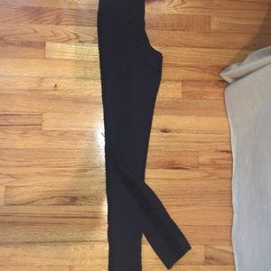 Aeropostale leggings, black lace on the side.