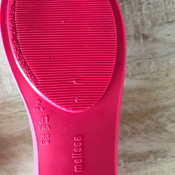Mini Melissa Mel Ultragirl Minnie Flat/Fush/Sz 13 - Picture 7 of 7