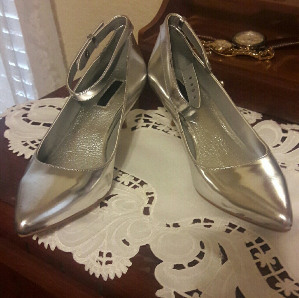 Silver heels