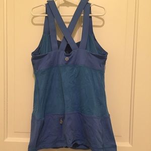 Lululemon Blue Workout Tank Top