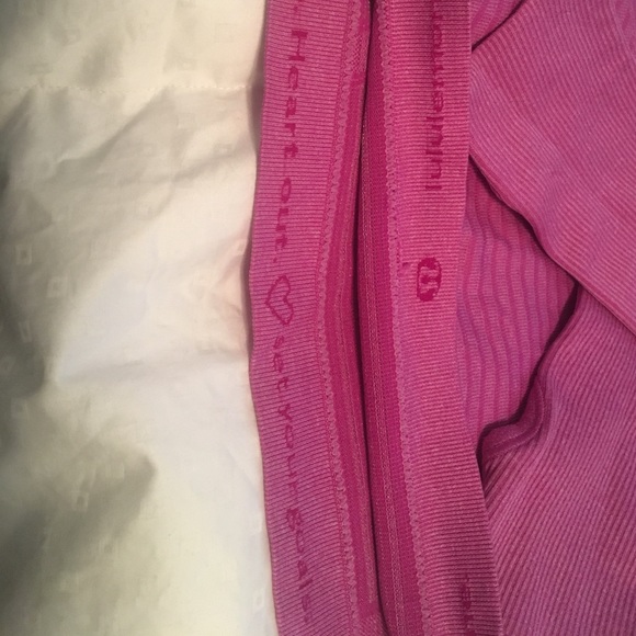 SOLD Lululemon Pink Striped Swiftly Tech LS - Picture 5 of 8