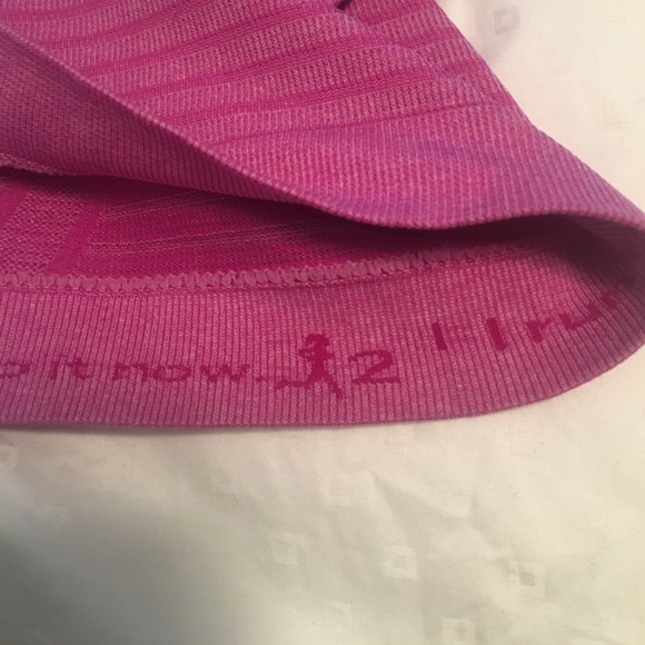 SOLD Lululemon Pink Striped Swiftly Tech LS - Picture 6 of 8