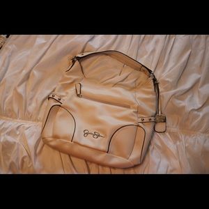 Cream JS purse
