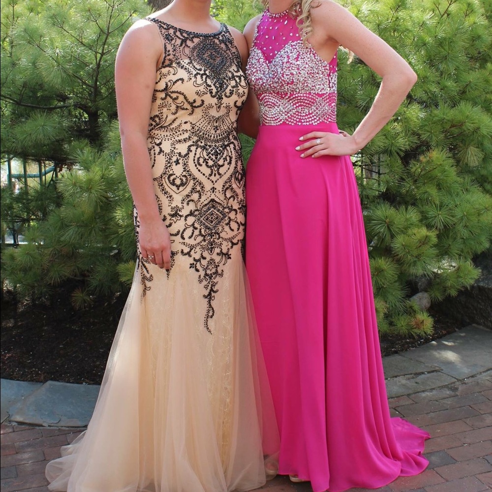 Pink prom dress!