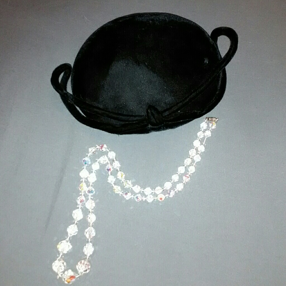 50's Vintage Pin Up Velvet Fascinator Hat