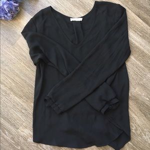 Black longsleeve LUSH blouse