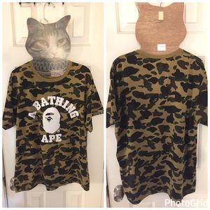 Bape camo tshirt xxl