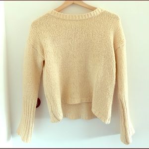 LOFT cream sweater