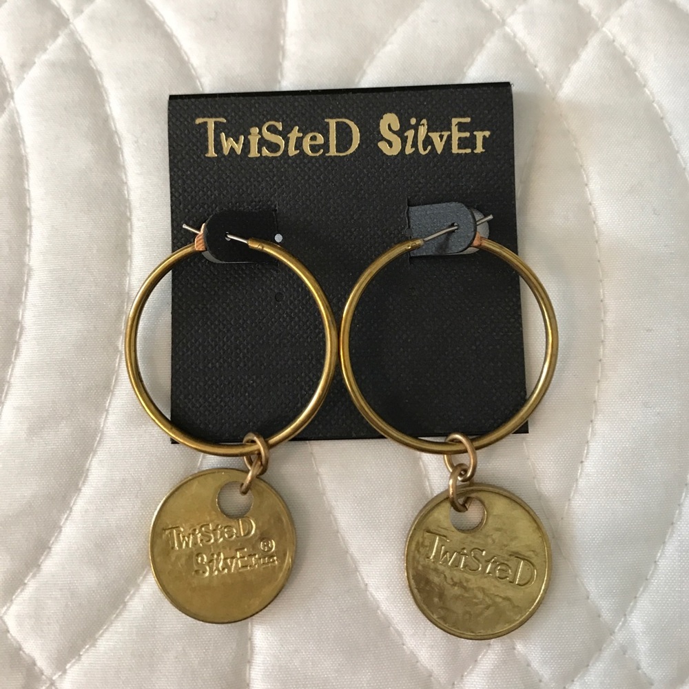 Twisted Silver earrings