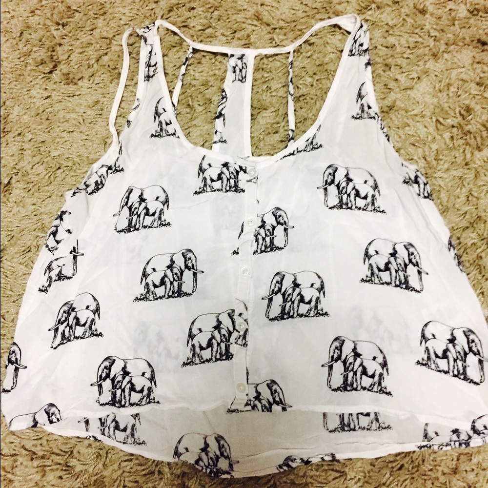 Aeropostale Elephant Tank Top