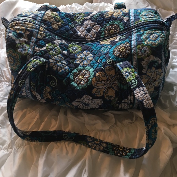 Vera Bradley Handbags - Vera Bradley Small Duffle (Mod Floral Blue)