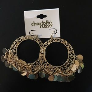 Never worn hoop earrings