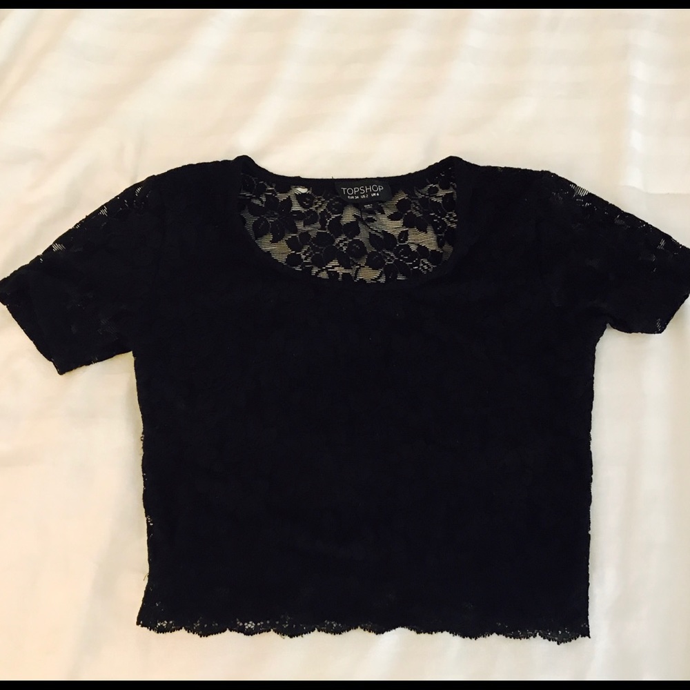 Lace crop top