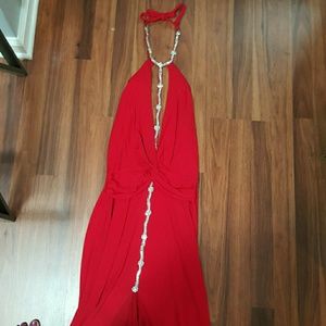 Red prom or special occasion dress