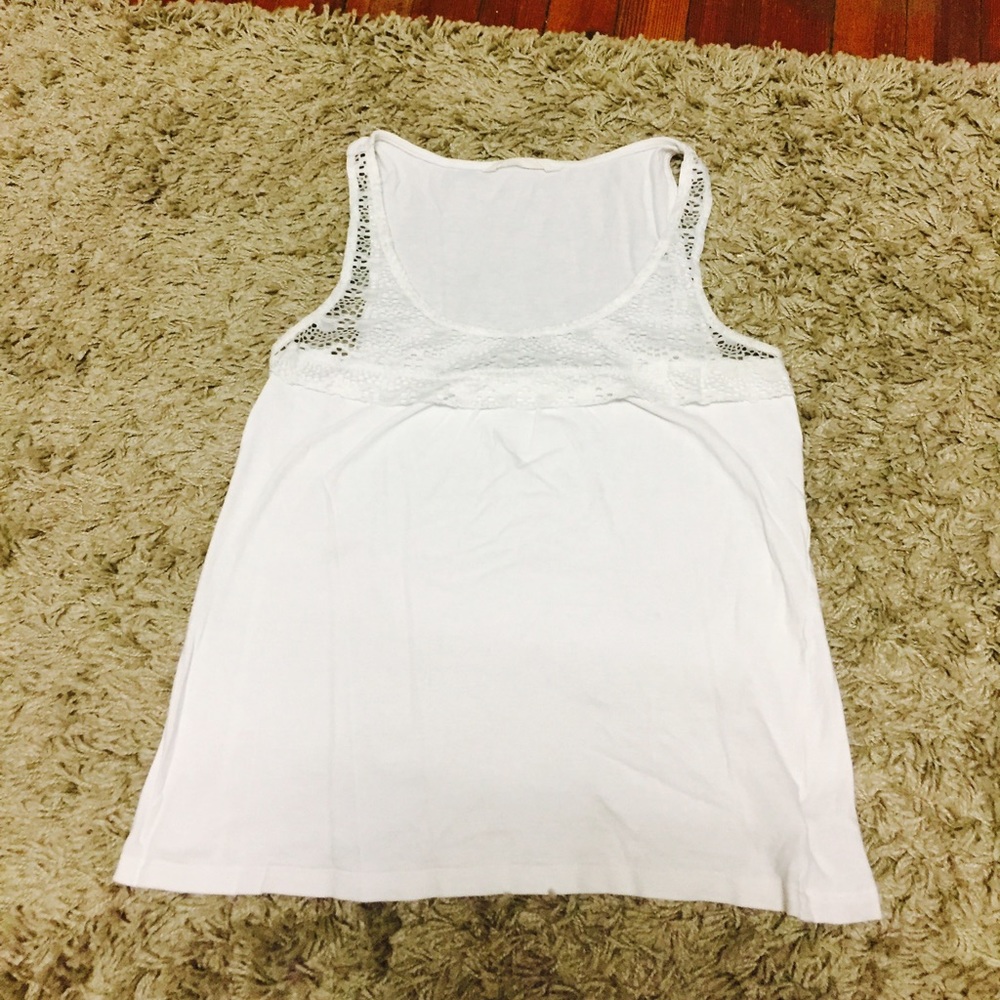 White Lace Tank Top