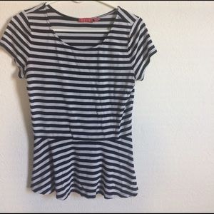 Striped Babydoll Top