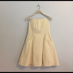 Lilly Pulitzer- Yellow and White Striped Dress.