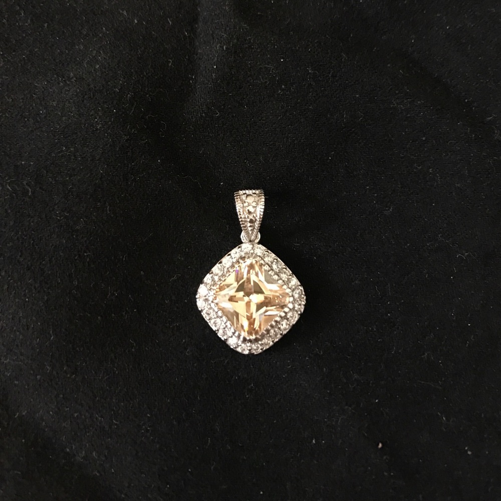Gorgeous CZ pendant.
