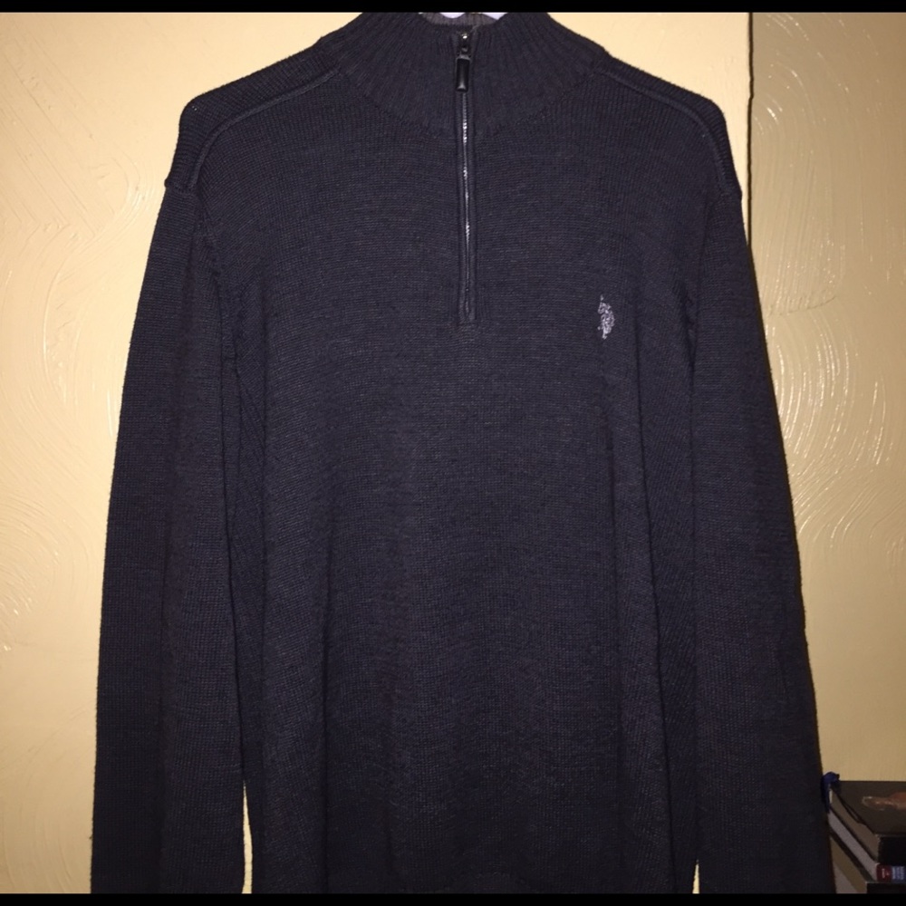 Polo 1/4 zip sweater