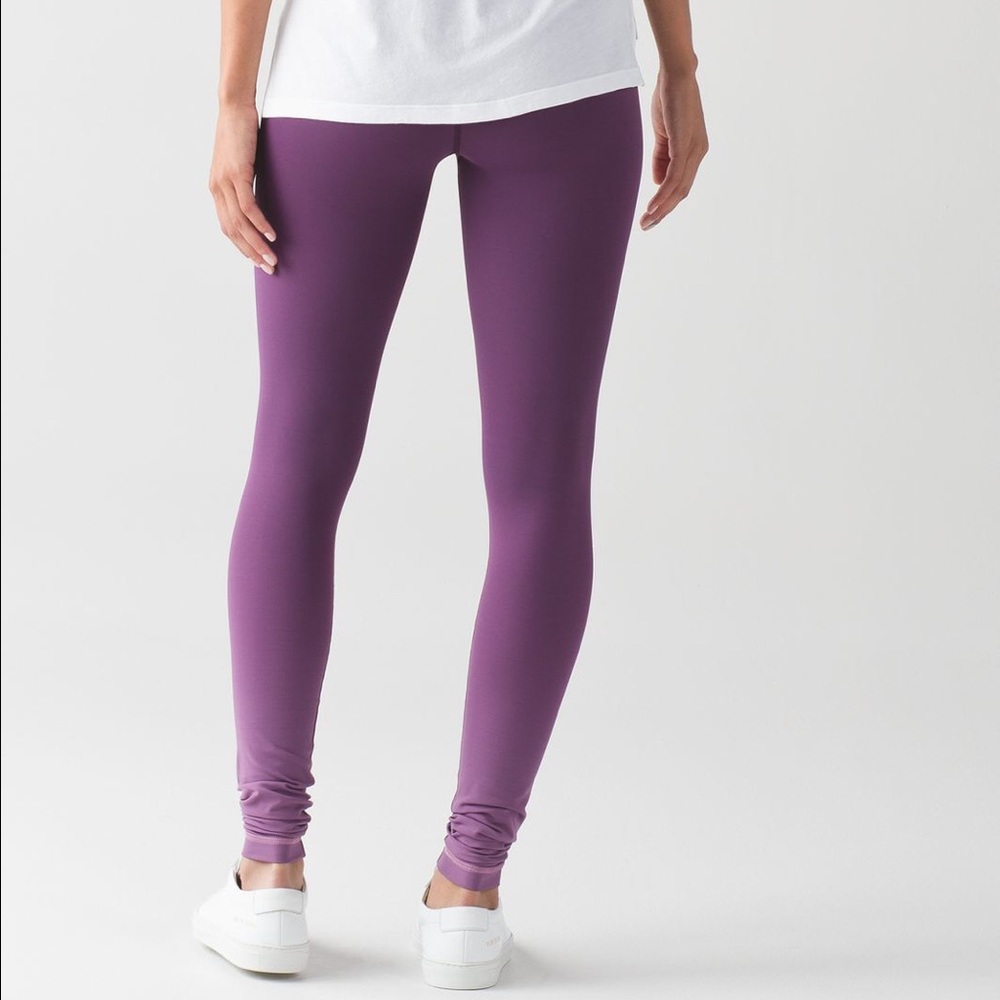 LuluLemon purple ombre leggings