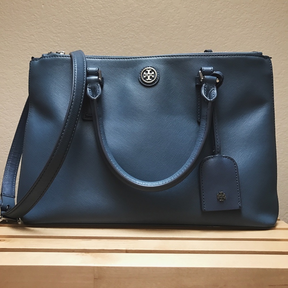 Tory Burch Robinson Double Zip Tote Spring 2015
