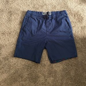 Mens blue modern amusement short
