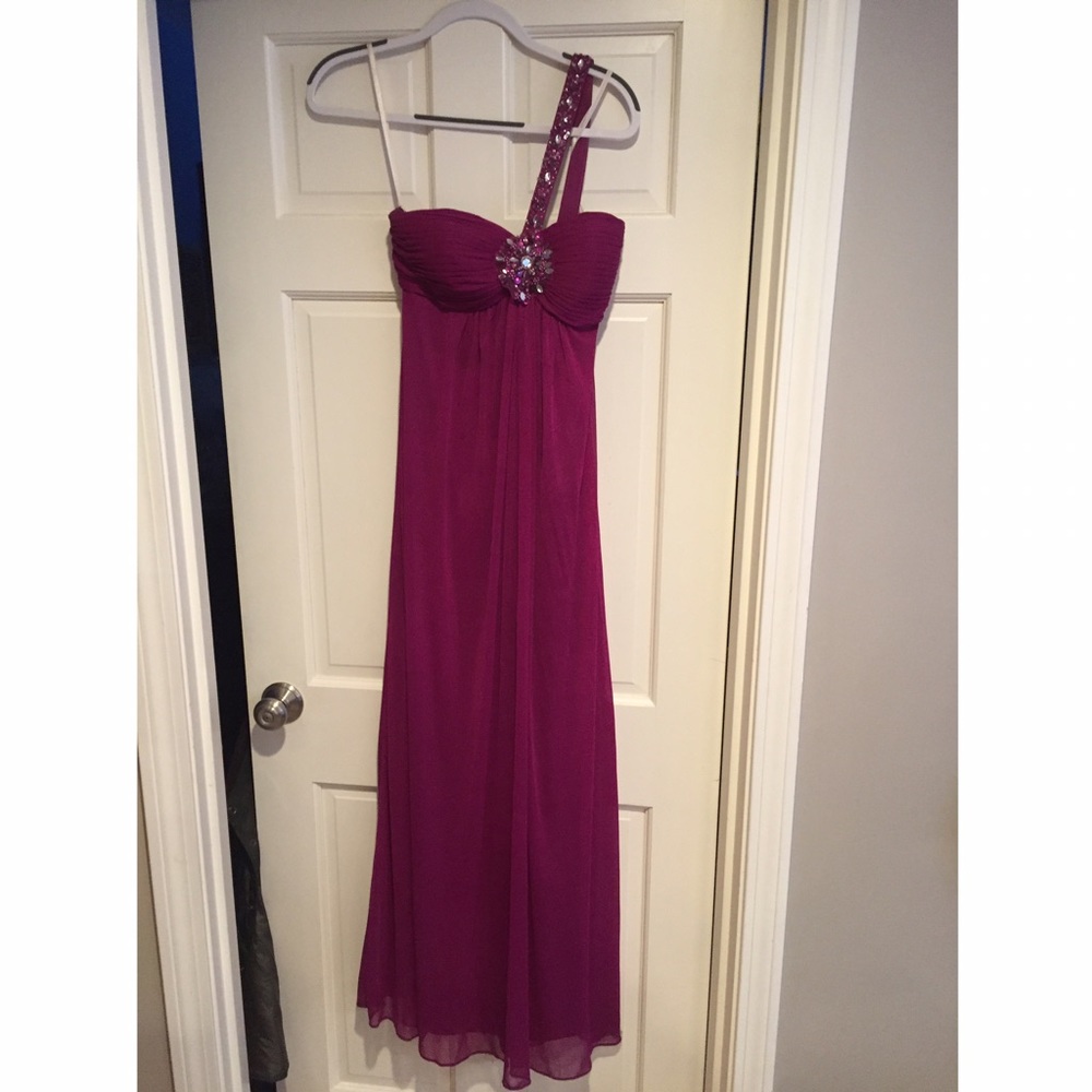 Long Dress with Jeweled accents