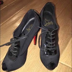 Authentic Christian Louboutin Bootie Heels