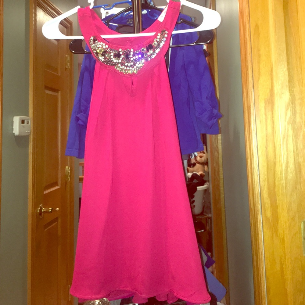 Red sequin rhinestone beaded top Agaci