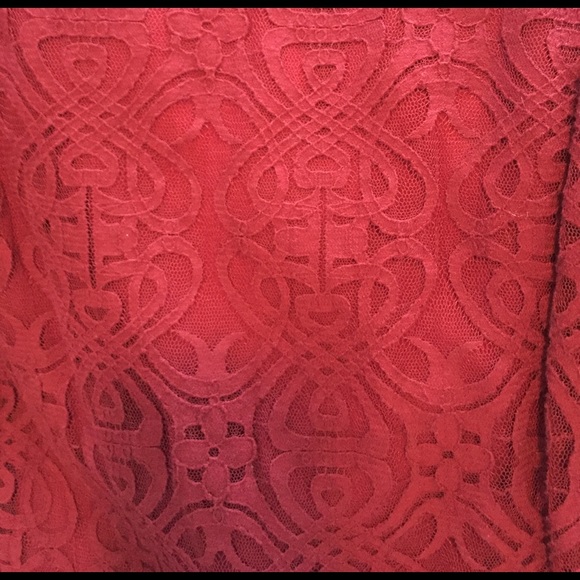 The Limited Red Peplum Dress - Picture 3 of 4