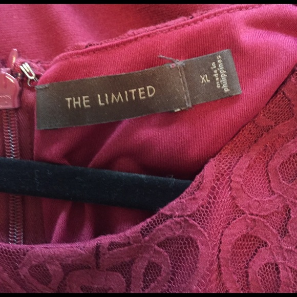 The Limited Red Peplum Dress - Picture 4 of 4