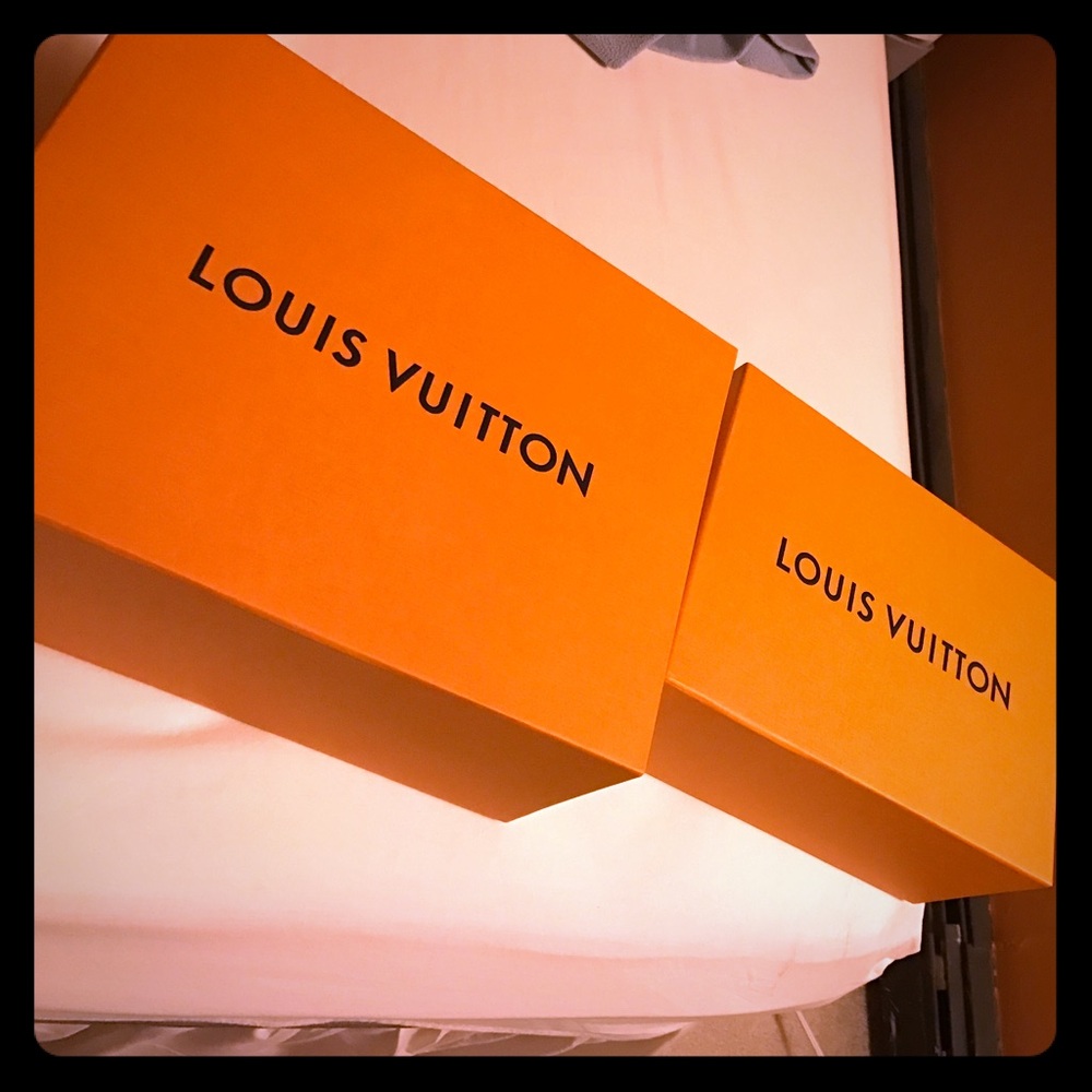 Louis vuitton shoe boxes