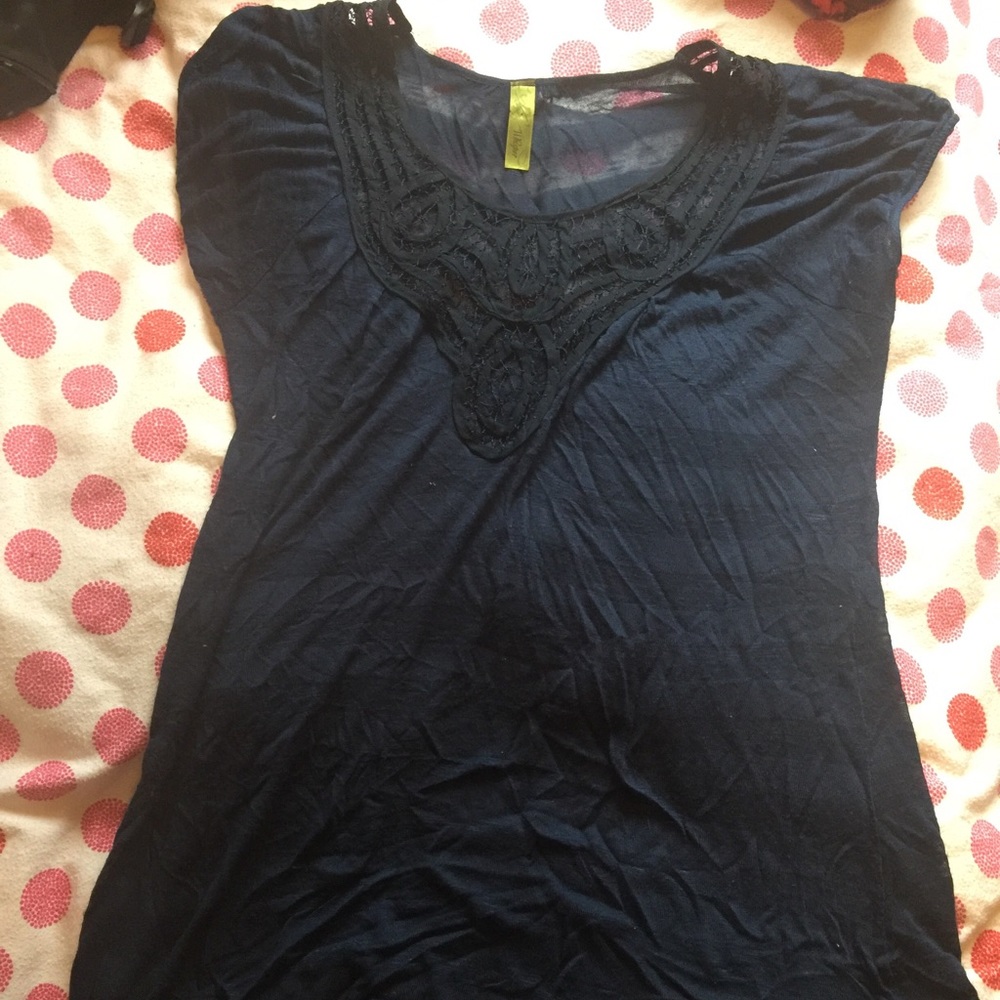 Dark blue striped tunic I consider any offers