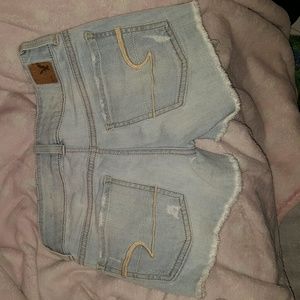 American Eagle 00 shorts.