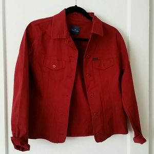 Faconnable Red Jean Jacket