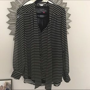 Vince Camuto Striped Blouse