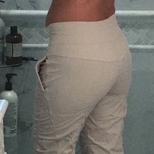 LULULEMON CAPRI PANTS DRAWSTRING LEGS-EEUC-SIZE 2